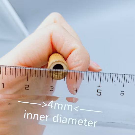 100% Safe No Plastic Bamboo Drinking Straws