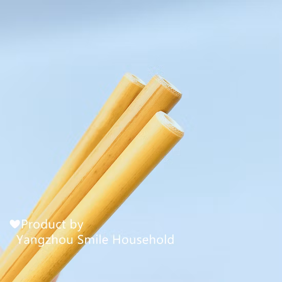 100% seguro, sem canudos de bambu de plástico